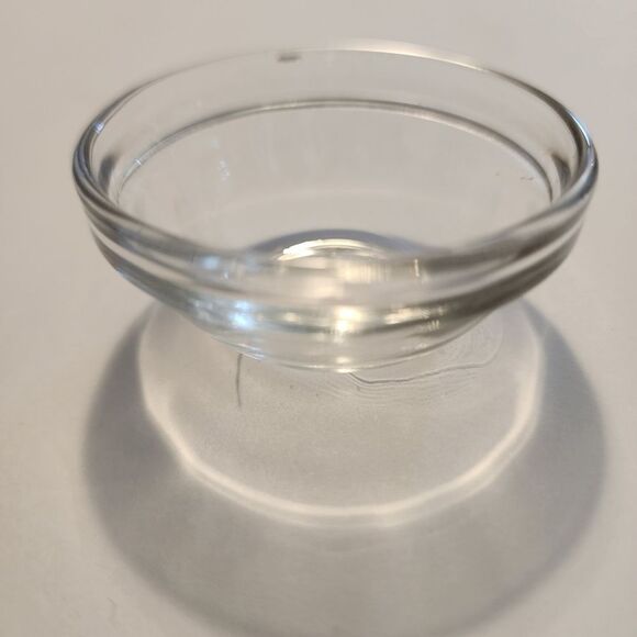 Vintage Miniature Duralex France Arc Clear Glass Bowl 2.25 in Diameter - Picture 1 of 4